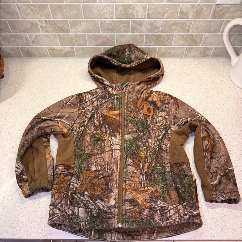 Carhartt Kids' Woodland Camo Hoodie